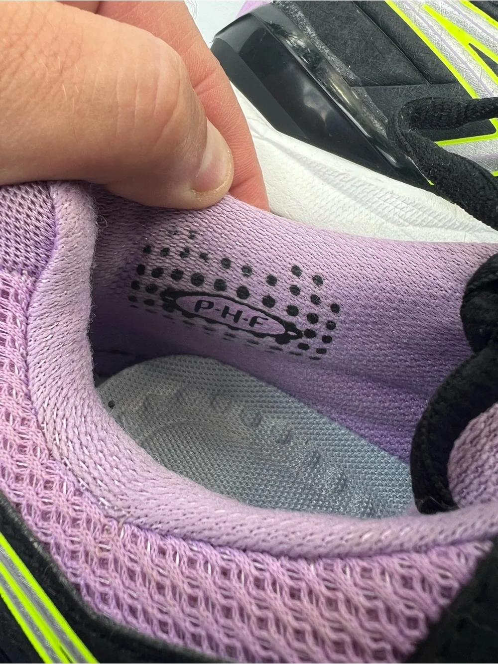 ASICS Gel Revolution Athletic in Purple, Black and Neon Yellow Women’s 9.5